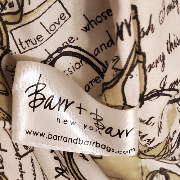 Barr + Barr Animal Print Tan & Brown Leather Tote Bag Shoulder Bag - Picture 3 of 17